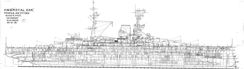 HMS Royal Oak Layout